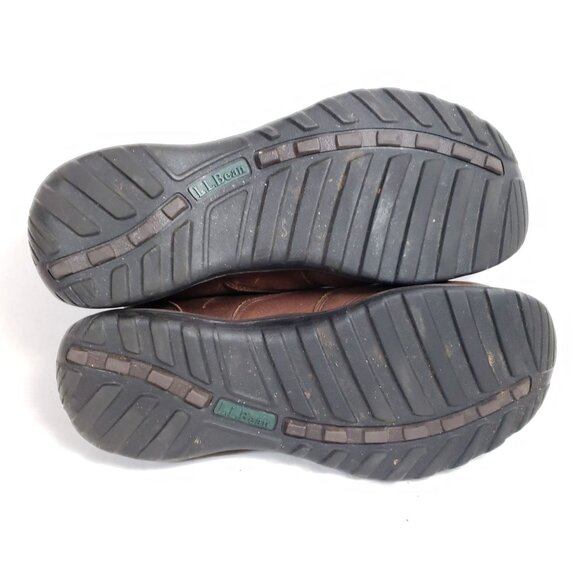 L.L. Bean Casual Loafers Men's Size 8 Brown Leather - Picture 8 of 8